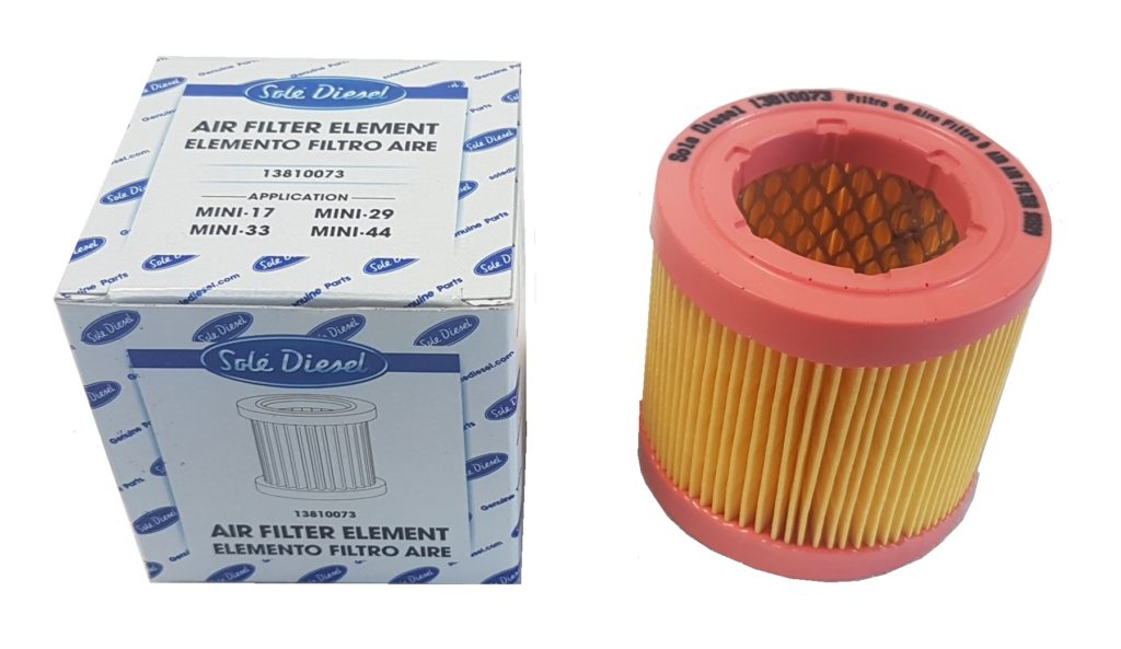 Air Filter Sole Diesel Mini 17/29/33/44 Engines Plus