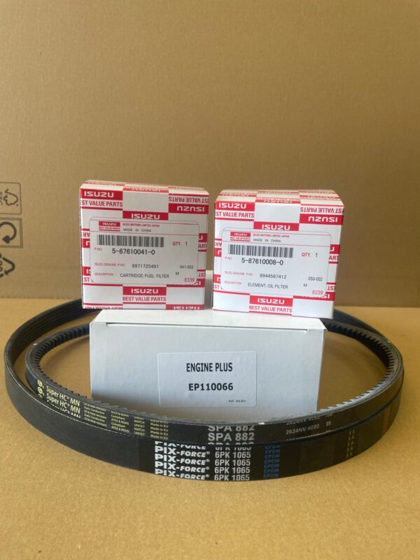 Isuzu 42 / 4LC38 / 55 / 4LE48 General Service kit with belts