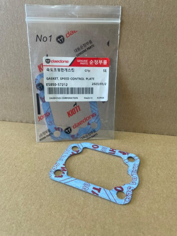 Gasket - Speed control plate